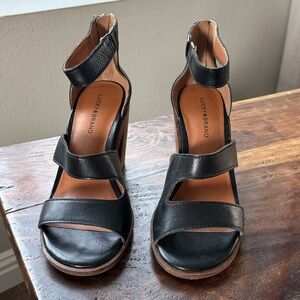 Lucky Brand Women's Valka Ankle Strap High Heel Sandal